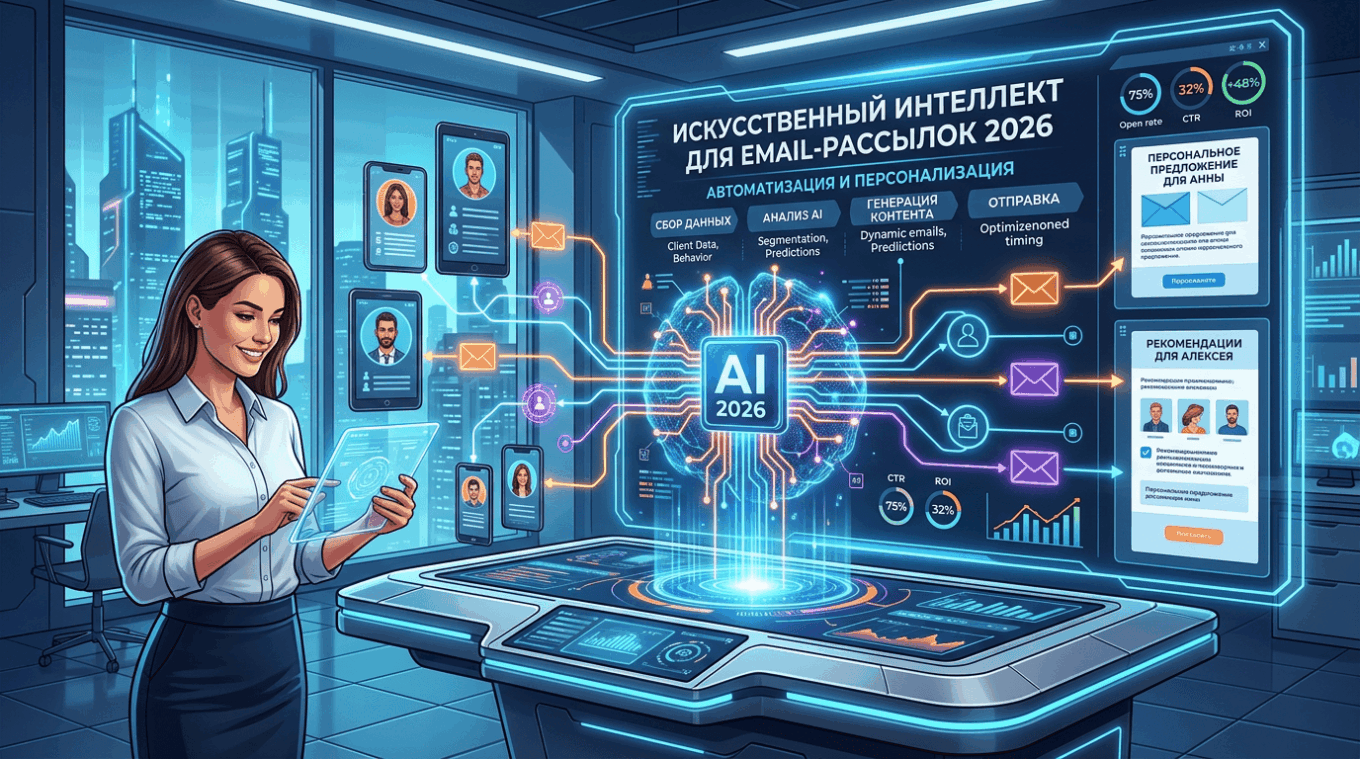 AI для email-рассылок автоматизация и персонализация 2026